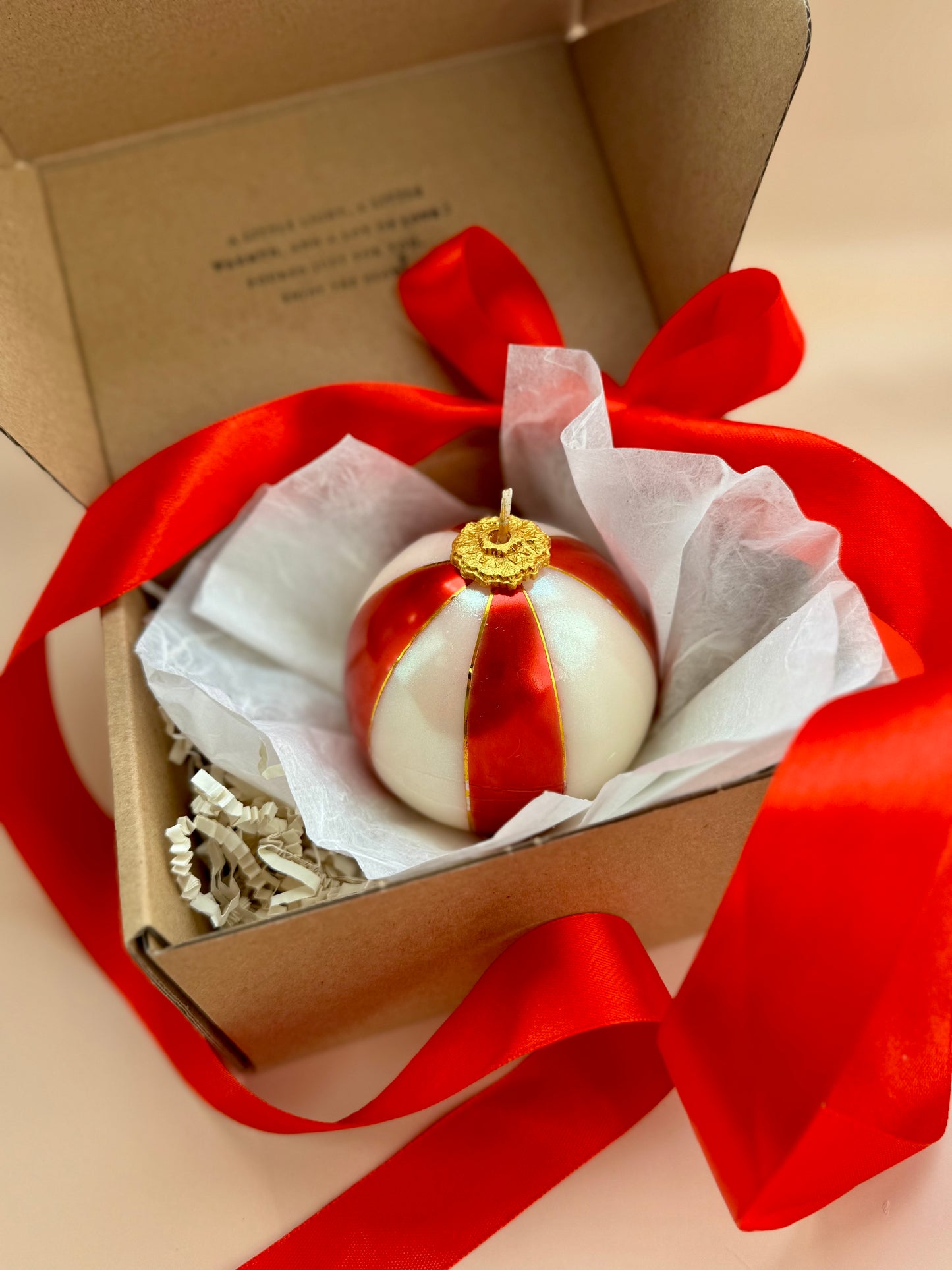 Christmas Ball Glow Candle | Single or Trio Set