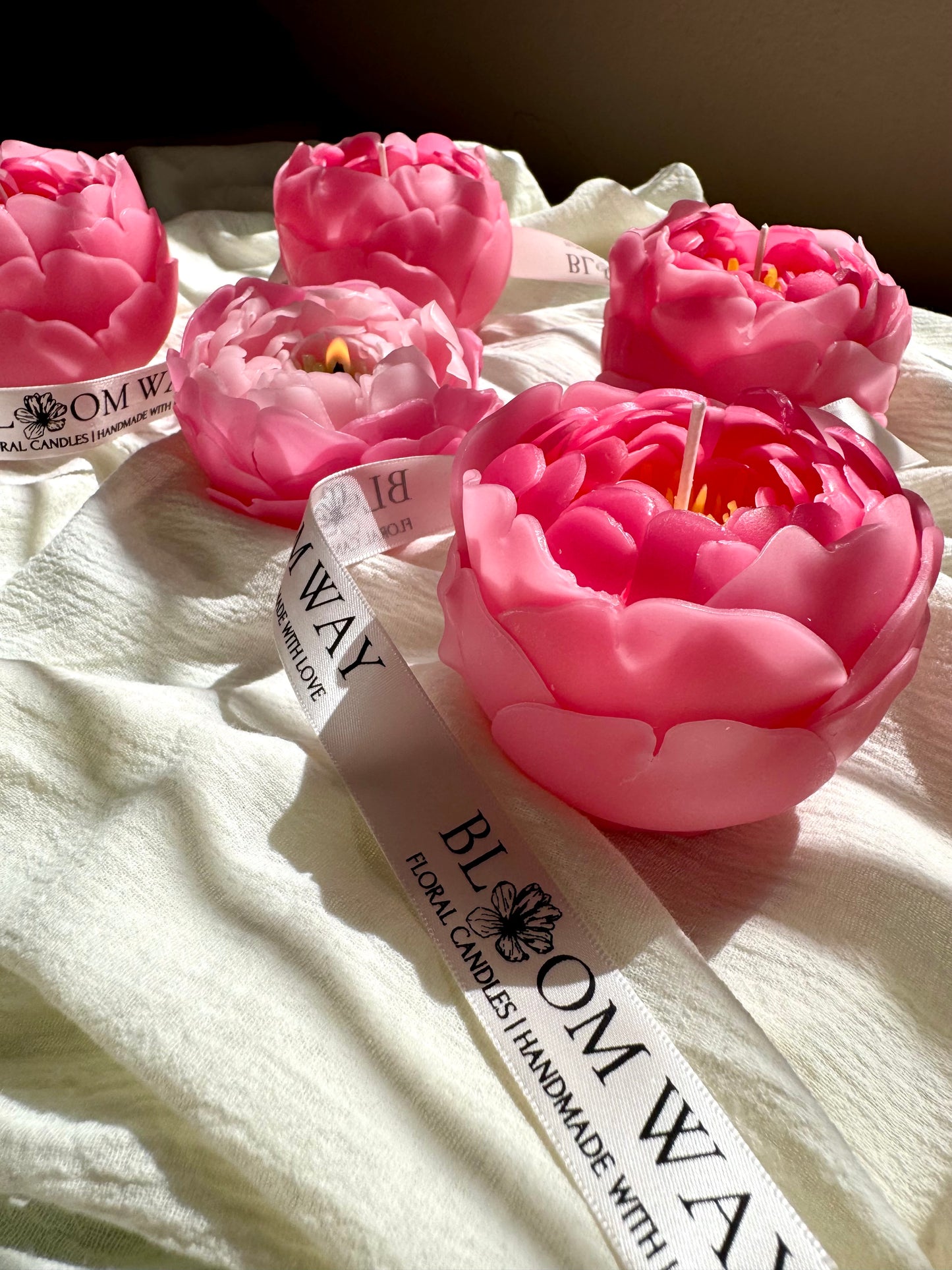 Deep Rose Peony (Gift Wrapped)