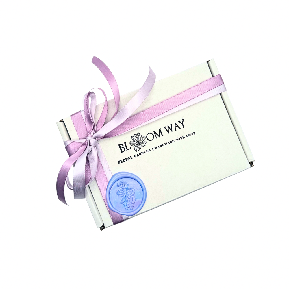 Soft Blush Peony Candle (Gift Wrapped)