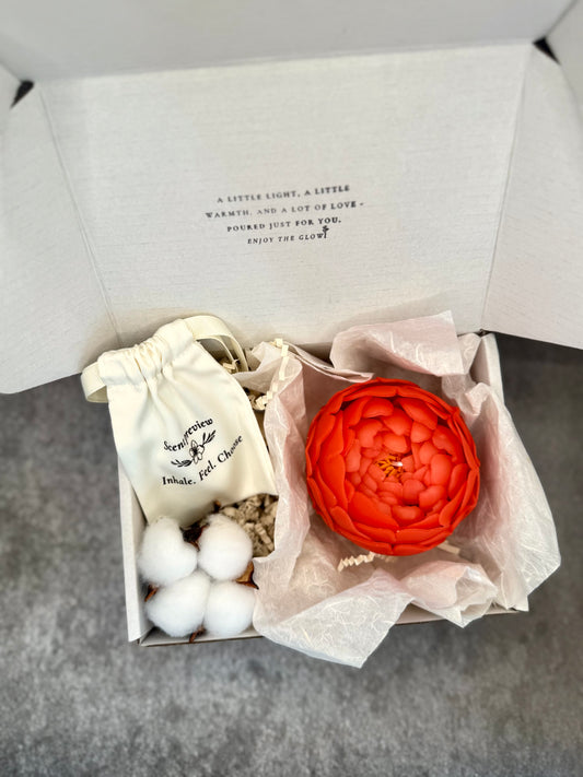 Allo Red Peony (Gift Wrapped)