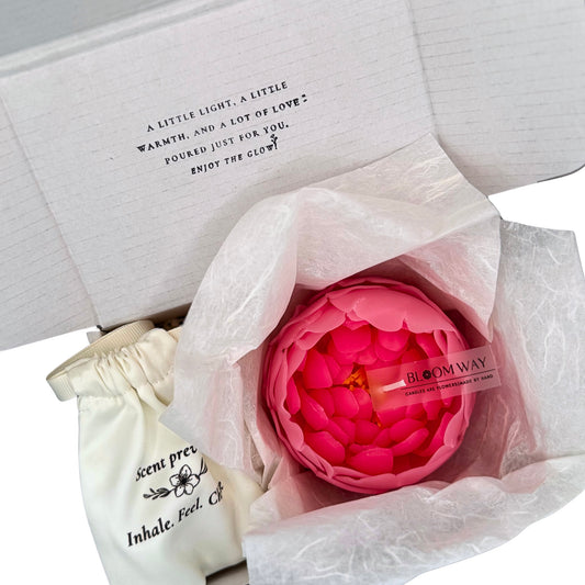 Deep Rose Peony (Gift Wrapped)